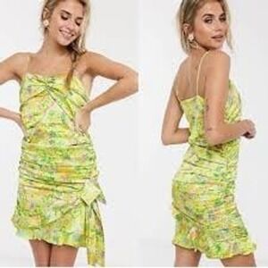 For Love & Lemons Dubois Strappy Mini Dress Freedom Floral sz XS